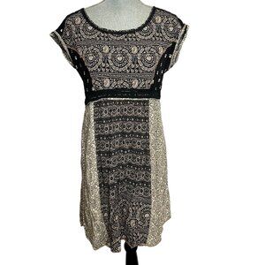 Anthropologie Holding Horses Patterned Women's Dress Top - Size Extra Small